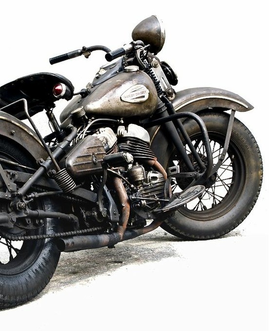 Photo:  Vintage Harley Davidson 